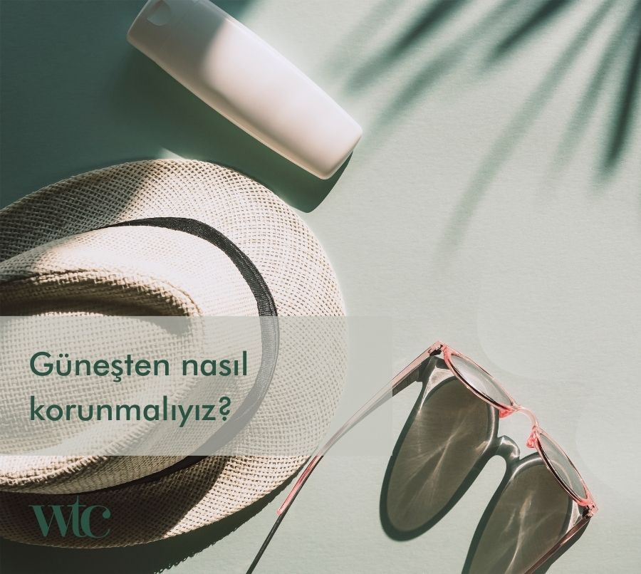 UV koruması, güneş kremi, SPF, UPF, güneş gözlüğü, güneş hasarı, UV filtreleri