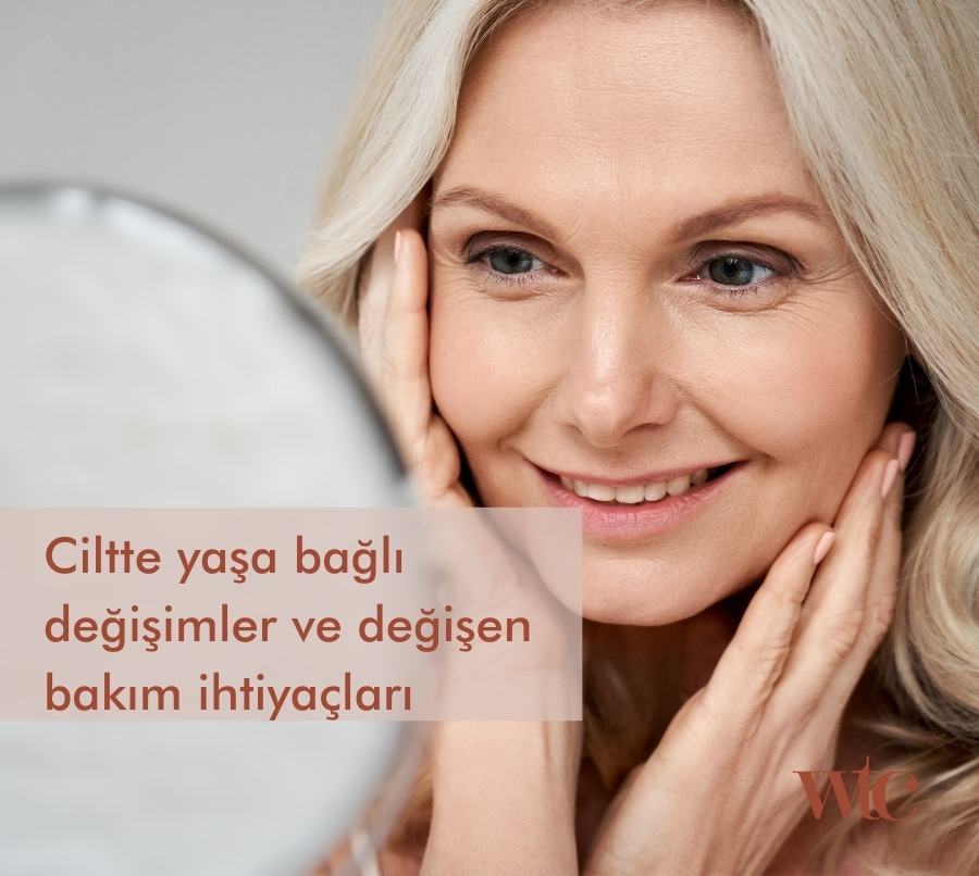 yaşlanma, cilt bakım rutinleri, kırışıklık, leke, sarkma